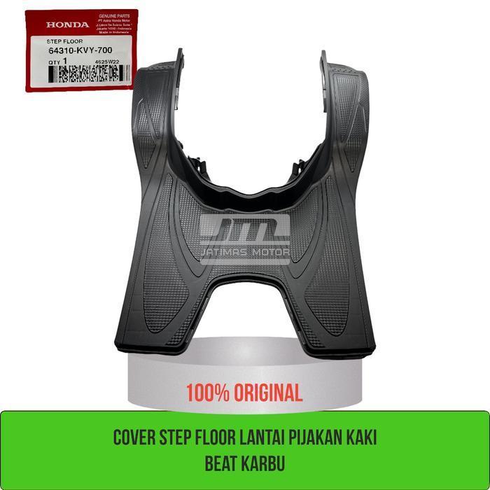 Step Floor Beat Karbu Cover Lantai Pijakan Kaki Beat Karbu 64310-Kvy-700 Original Dan Terpercaya