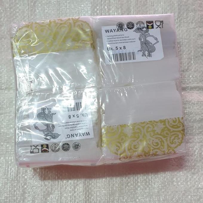 Avvolgere- Plastik Bening Pp Wayang Ukuran 5X8 Cm