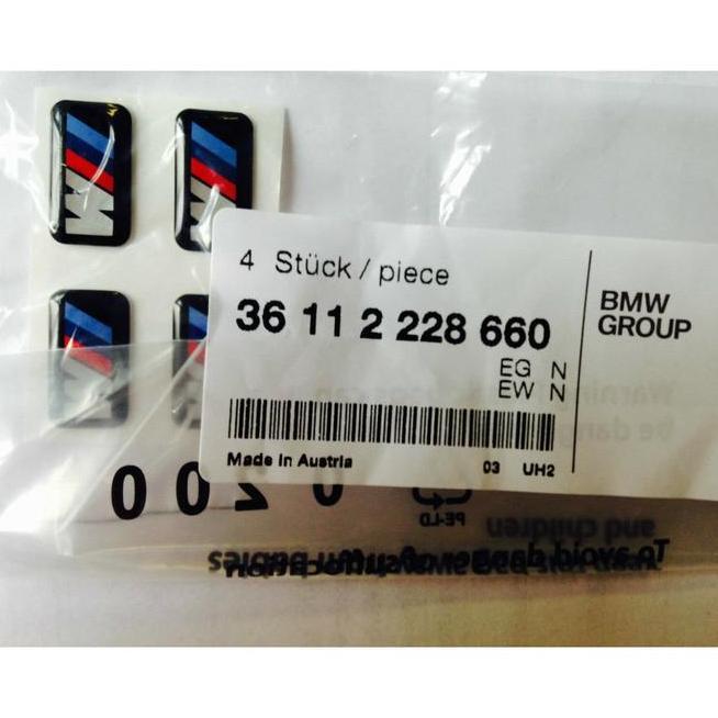 1X Bmw M Stier Badge Logo Emblem Untuk Ve 36112228660