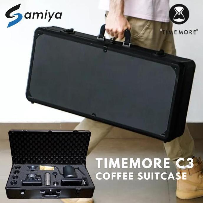 TERLARIS TIMEMORE COFFEE SUITCASE C3 / KOPER SET PORTABLE ALAT KOPI LENGKAP