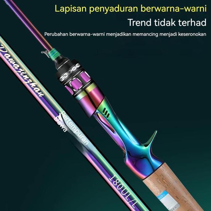 [24H-Pengiriman] DAIWA joran pancing Carbon Spinning riptide Rod Casting Rod Ultralight Fishing Rod 