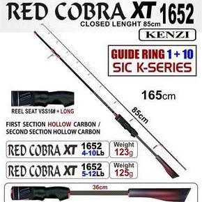 JORAN KENZI RED COBRA XT 1652 4-10lbs 5-12lbs Spinning pancing