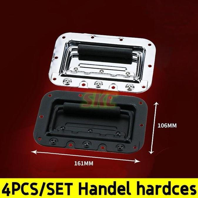 DZAPIRA 4pcs/set Handle bobok Besar LS03H Handle tanam hendel box handle koper hardcase