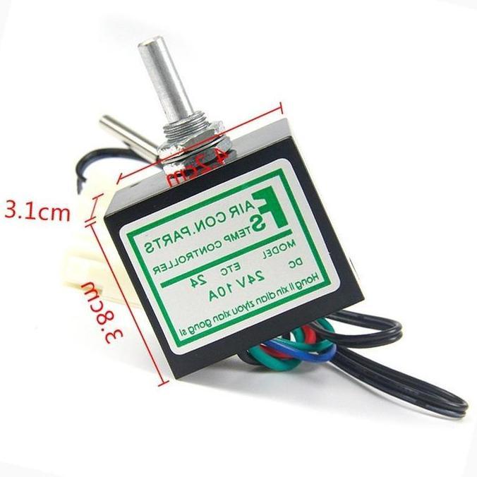 HASQUINE 12V/24V Thermistor Thermostat Elektrik AC Mobil /Conditioner Electronic Thermostat Switch /