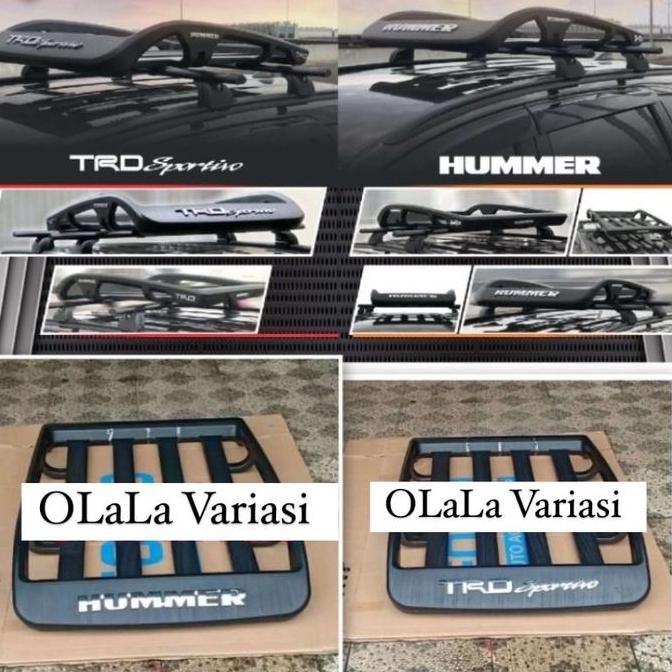 Roof Rack - Rack Bagasi Atas Mobil  Hummer & Trd Sportivo Mobil Universal Avanza Xenia Calya Sigra F