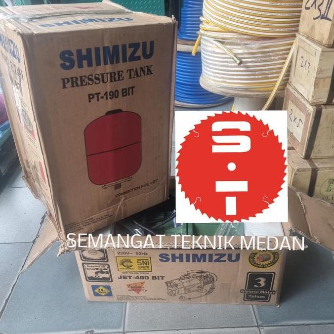 HARGA DISC - JET-400BIT SHIMIZU POMPA AIR SEMI JET PUMP SHIMIZU JET 400 BIT TABUNG