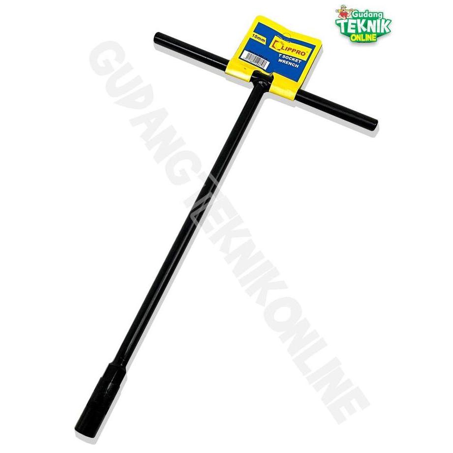 Kunci T Sok Sock LIPPRO 8mm 10mm 12mm 14mm LIPPRO /  Kunci Shock Model T 8 10 12 14 mm LIPPRO