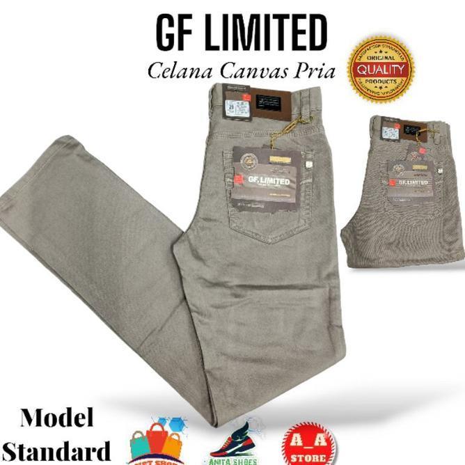 Celana Panjang Pria Celana Panjang Pria Gf St060 Limited Canvas Basic Reguler