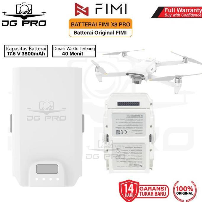 TERBARU BATTERY FIMI X8 PRO / X8 TELE ORINAL BATTERY / BATERAI DRONE FIMI ORINAL