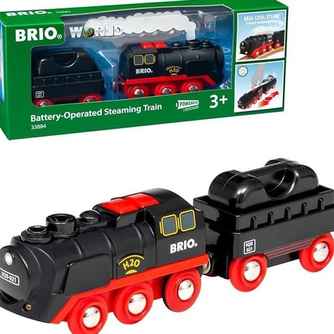 BRIO World Battery-Operated Steaming Train