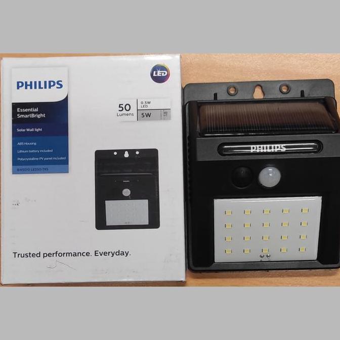 lampu dinding solar sel philips wall lamp panel surya philip