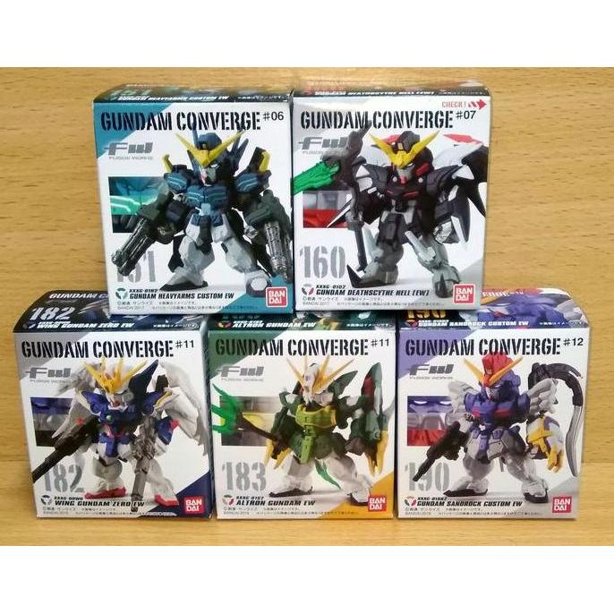 FW GUNDAM CONVERGE# WING EW Series [5/SET] Wing Zero Altron Deathscythe Sandrock Heavy Arms Endless 