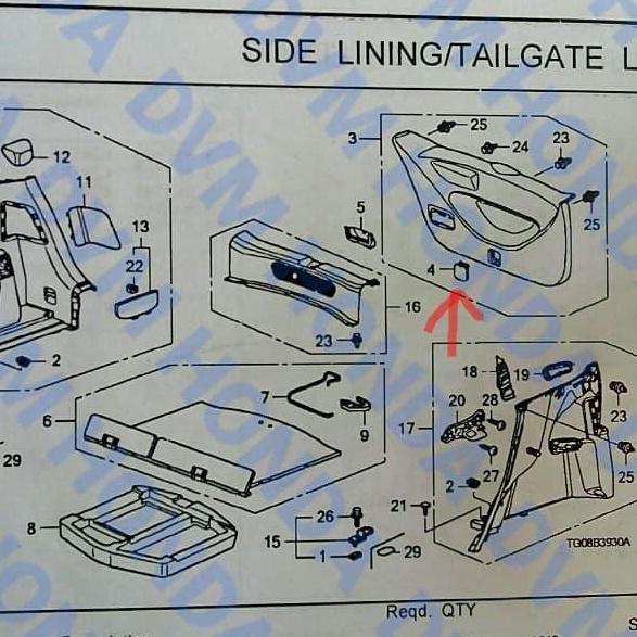 Cover Maintenance Bagasi Jazz GE Murah