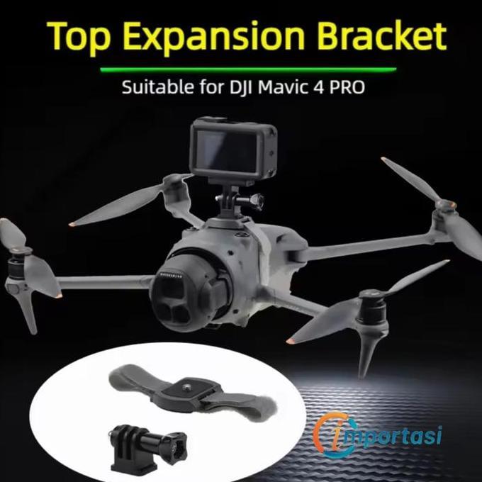 TERBARU YX TOP EXPANSION BRACKET MOUNT GOPRO INSTA360 X5 OSMO 360 FOR DJI MAVIC 4 PRO MOUNTING KAMER