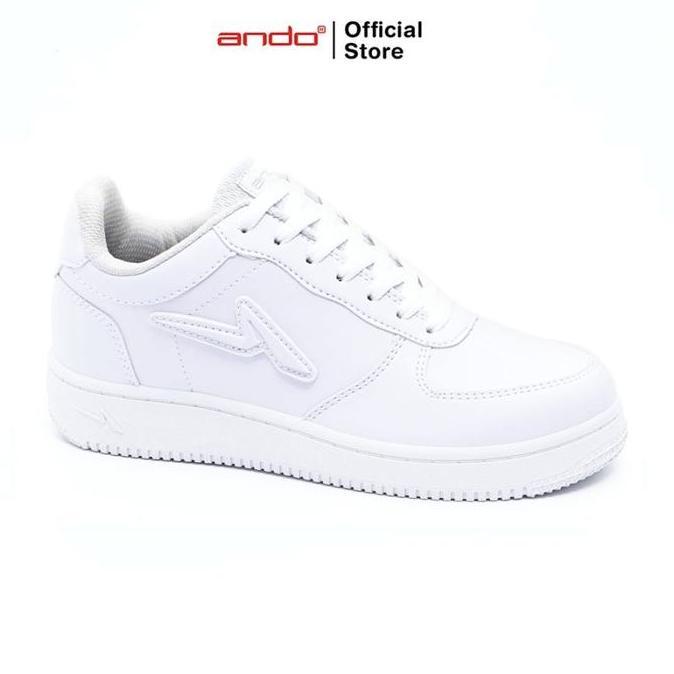 Ando Official Sepatu Sneakers Tricks Pria Dewasa - Putih TA