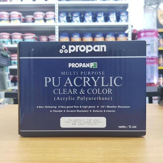 Cat Kayu Propan Pu Mp Pul765 Clear Doff 1 Liter