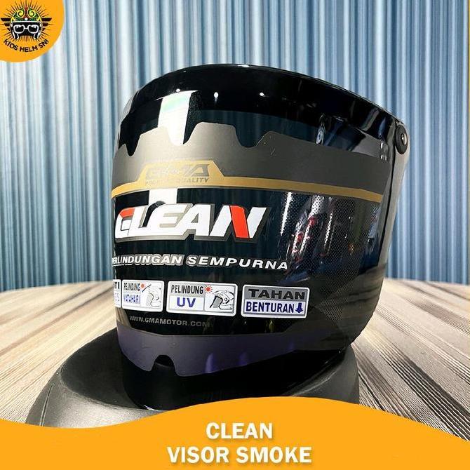 Warkahbagus8 - Kaca/Visor Helm Snail Untuk Model Retro Dengan Varian Smoke & Clear - Aksesoris, Moto