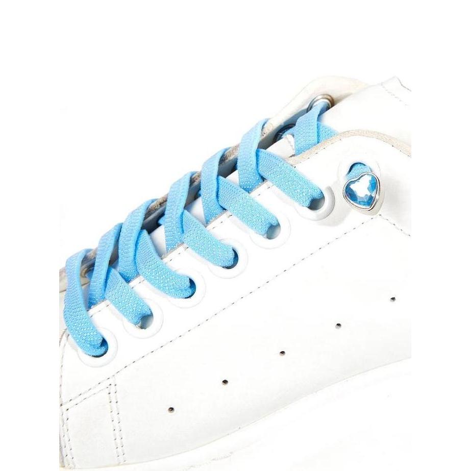 Tali Sepatu Elastis Lock Heart Diamond