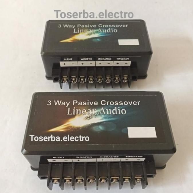 Pasive Crossover 3Way Speaker Split Linear Audio Pasif Audio Mobil