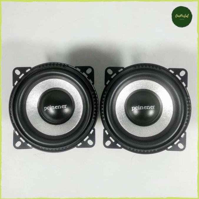 Speaker Subwoofer Pintu Tweeter Mobil  4 Inch Hifi 120W Crossover Bass