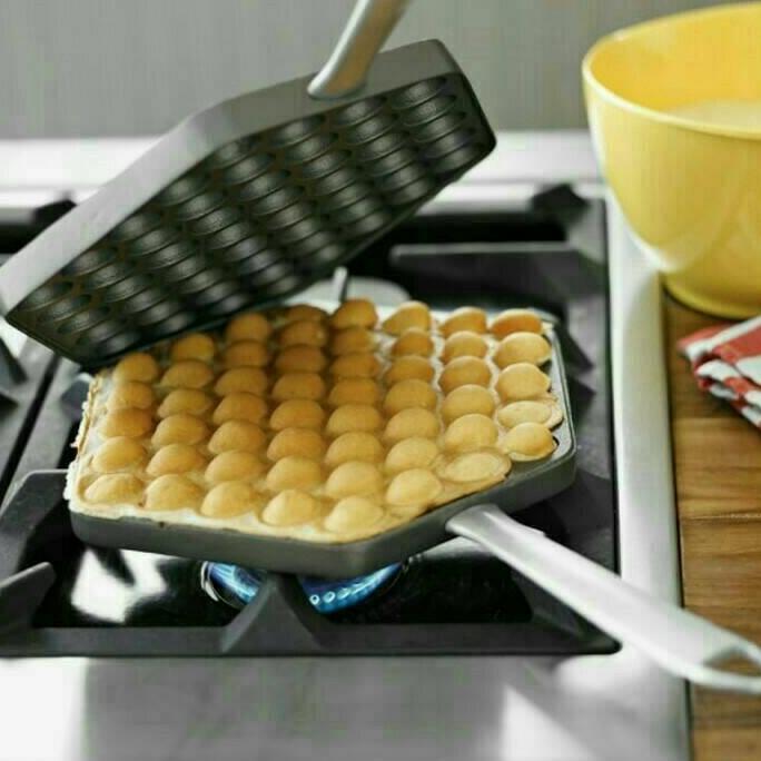 PAN CETAKAN KUE Waffel Maker, Bapel, Wafel, Waffle Wafle TANPA LISTRIK GT