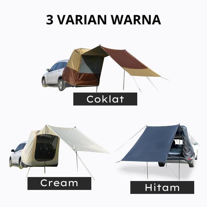 RACERPO Tenda Camping Mobil Lipat Waterproof | Tenda Camping Belakang Mobil | Tenda Camping Mobil Ou