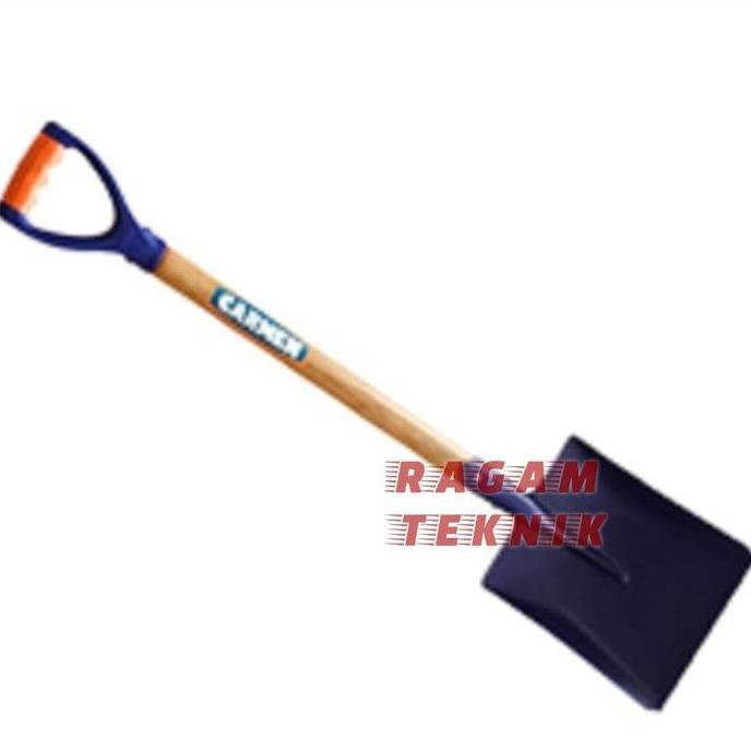 Skop Carmen Singkup Shovel Sekop Pasir Kayu Gagang Plastik Gojek Grab
