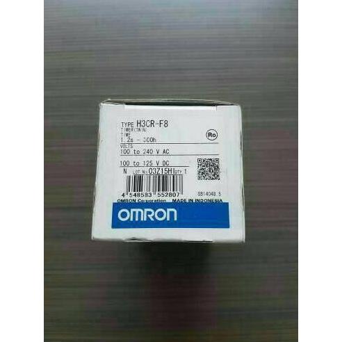 TERMURAH - TIMER H3CR-F8 220V OMRON ORIGINAL/timer H3CR-F8 220V /2 jarum omron