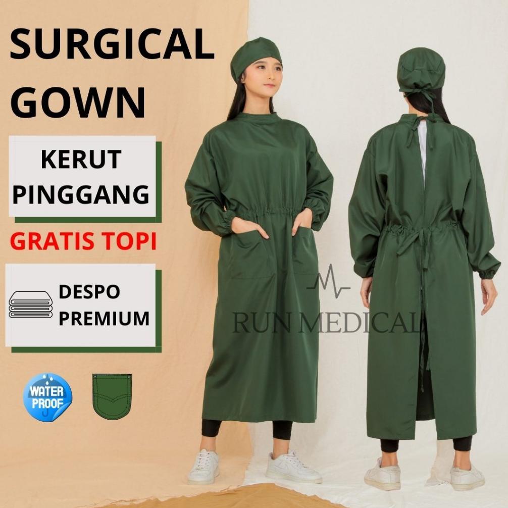 APD GOWN SURGICAL / GOWN KERUT PINGGANG / GOWN SURGICAL WATERPROOF / GOWN APD / GOWN terlaris