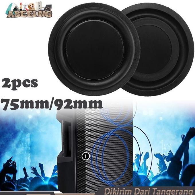 DALIGAD Isi 2 Diafragma Bass Radiator Pasif Speaker 75/92mm Radiator Speaker