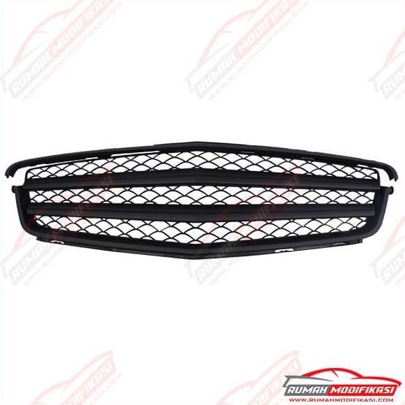 GRILL - BENZ W204 C-CLASS 2007-2009 - BRABUS LOOK - BLACK