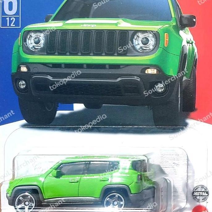 Matchbox France Series 2019 Jeep Renegade Diecast Mobil Offroad Ban Plastik