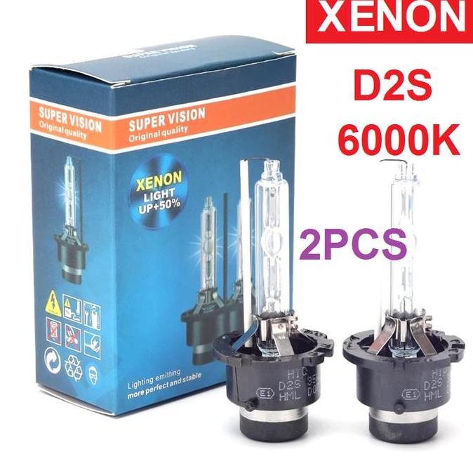 DALIGAD HID Bohlam Bulb Xenon D2S Super Vision 35W Terang Lampu Utama Headlamp Headlight HID Mobil P