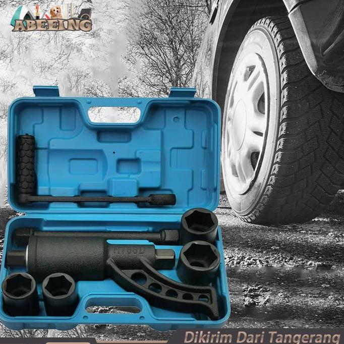 WINTURY Kunci Torsi Roda Truk Labor Saving Kunci Roda Truk / Kunci Roda Truk