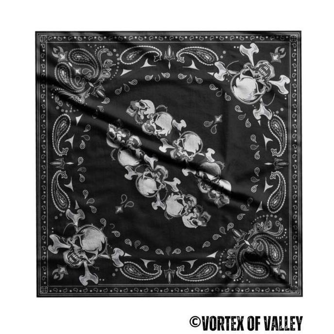 VoV - Slayer Bandana Syal Scarf Mask Premium Motif Tengkorak