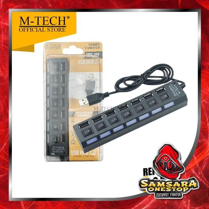 USB HUB 7 PORT ON OFF M-Tech / USB HUB 7PORT ON OFF / USB HUB 7 PORT SAKLAR