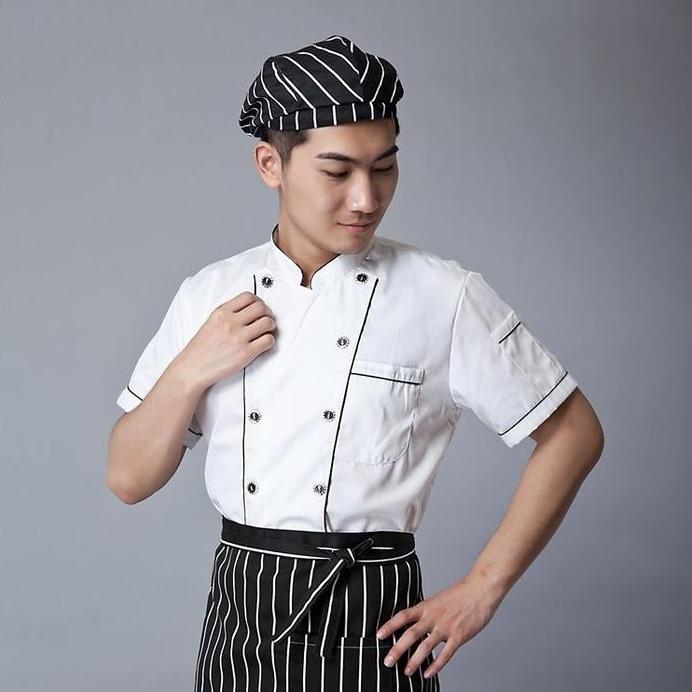 Topi Chef Hitam Topi Koki Dewasa Topi Koki Lucu Kualitas Premiumtopi Masak Topi Topi Chef Jepang