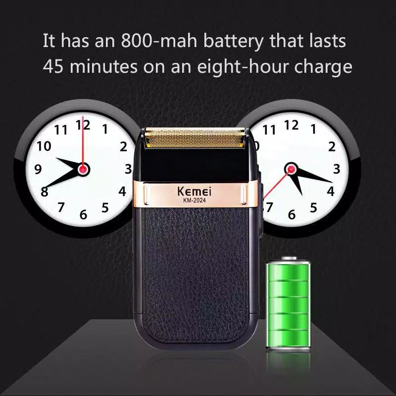 Kemei Km-2024 Shaver Waterproof Alat Mesin Cukur Jenggot Kemei Km 2024