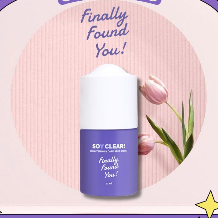 Finally Found You Soy Clear Brightening & Dark Spot Serum Wajah Muka Mencerahkan Memudarkan Noda Hip