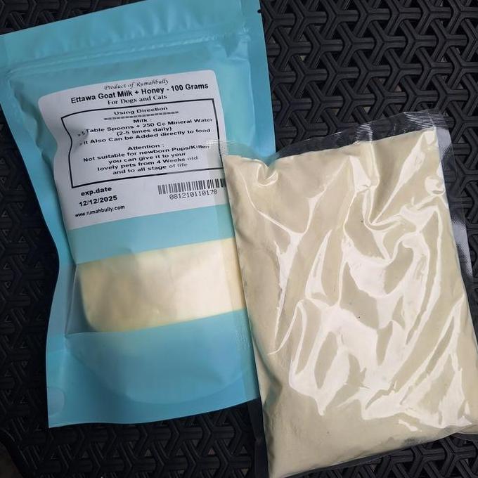 Ready Goat Milk Powder Plus Honey / Susu Kambing Untuk Anjing Kucing Puppy Kitten