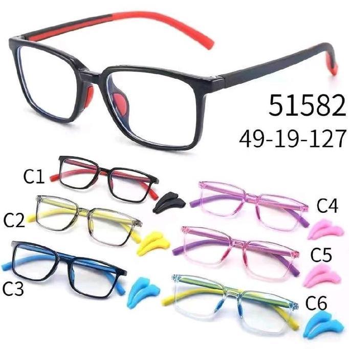 FRAME KACAMATA Anak Remaja MINUS Baca ANTI RADIASI Blue Ray 51582