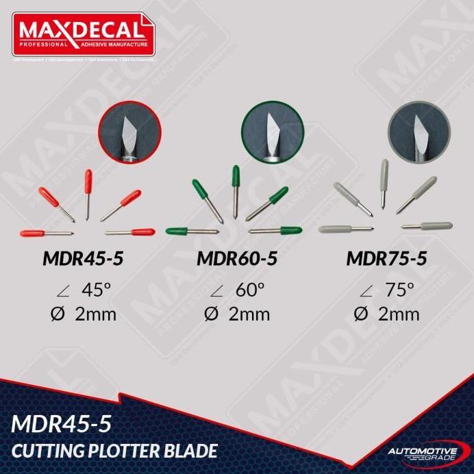 MDM-50 MAXDECAL Blade Holder Mesin MIMAKI Cutting Plotter Isi Mata Pisau ROLAND JINKA 2 mm