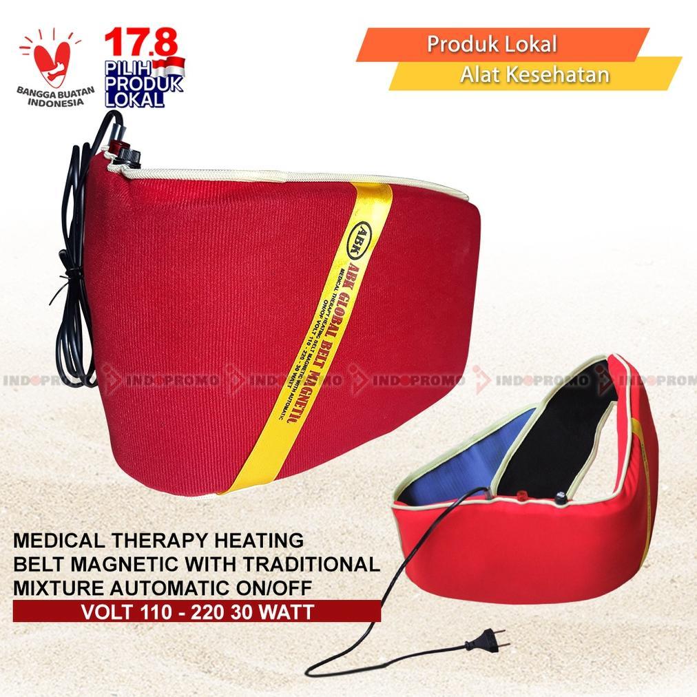 SABUK TERAPI PEMANAS ABK GLOBAL BELT MAGNETIK/ Bantal pemanas global/ abk global belt magnetic terla