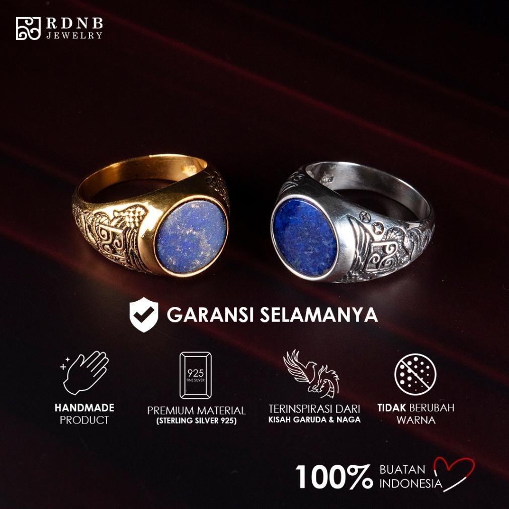 NEW RDNB Jewelry Garuda Naga Lapis Lazuli Ring [terbaik][terlaris]