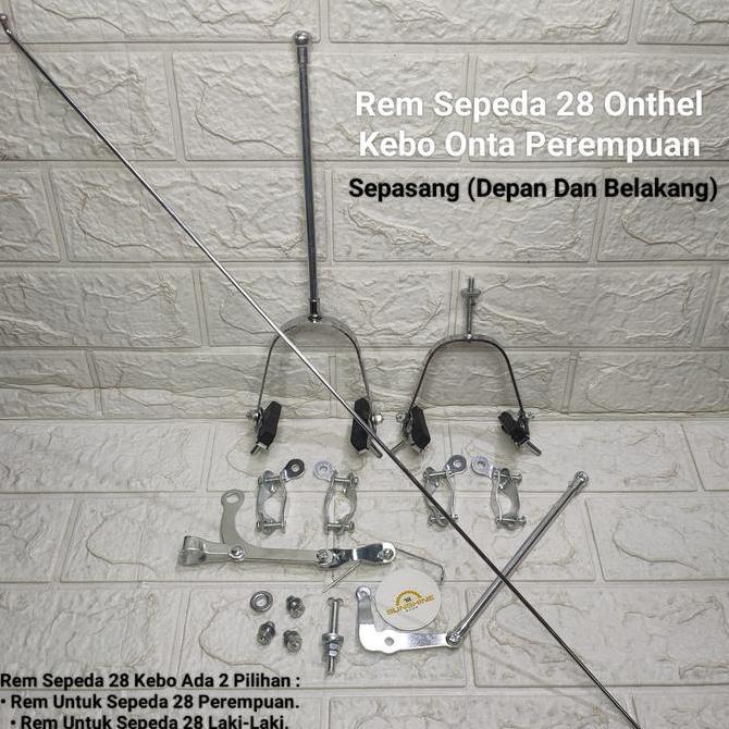 Rem Brake Set Sepeda Onthel 28 Kebo Ontel Onta Unta Jadul Sepasang