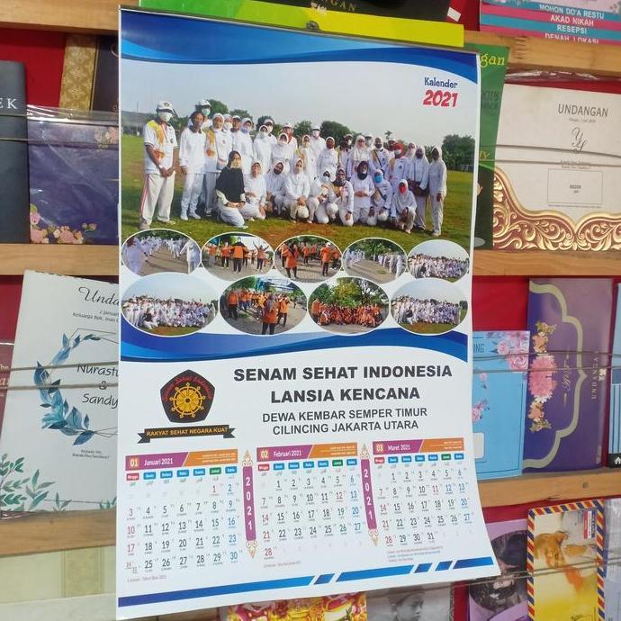 kalender dinding 2021 custom