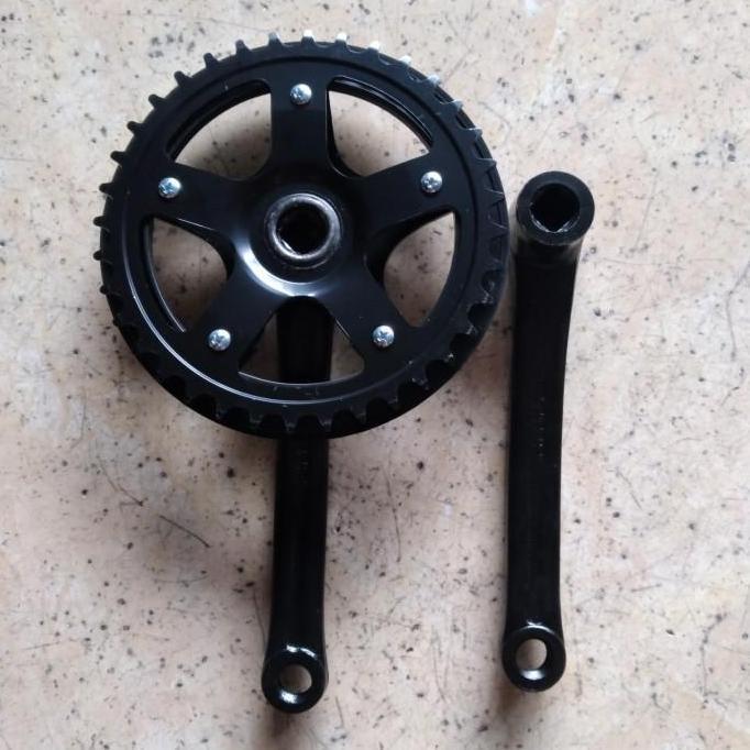 gir crankset crank set single speed sepeda lipat mtb 36T by united