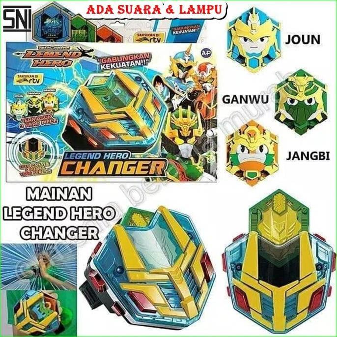 Ready  Legend Hero Changer Efek Suara dan lampu hero piece mainan serial RTV