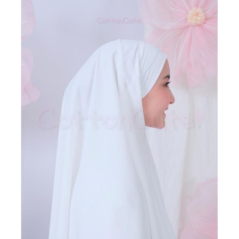 PROMO ZUNAIRA SYAR'I Setelan Gamis French Khimar Umroh Manasik Anak