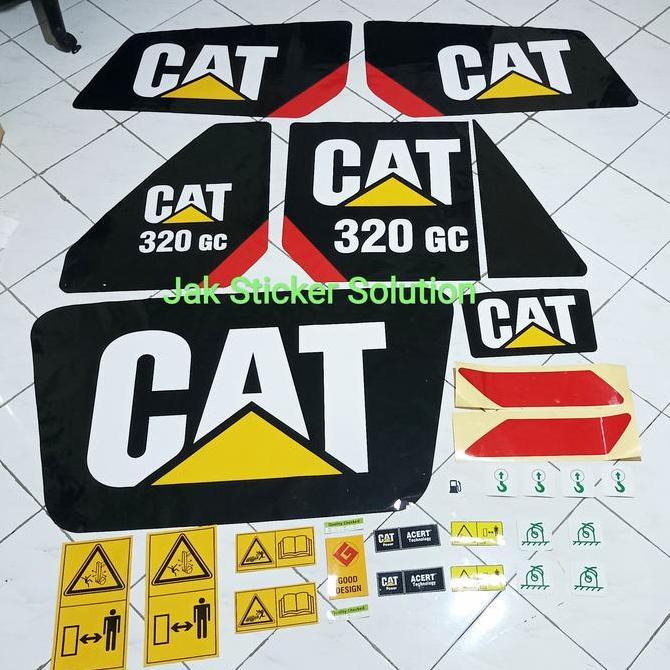 Stiker Excavator Cat 320 GC